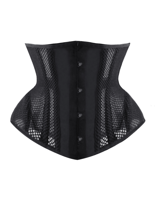Retro Mesh Shapewear Waist Lace Abdominal Retraction Breathable Corset WK1150