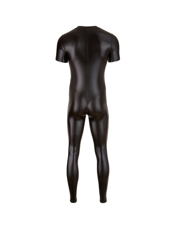 Front Zipper Leather Men's Zentai Catsuit Full Bodysuit N949