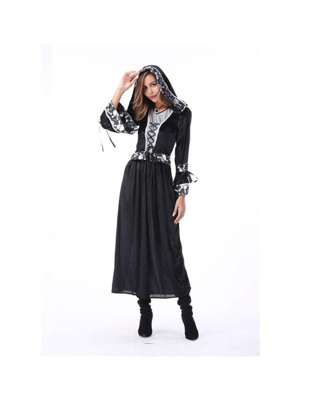 Couples Dressed As Skeleton Reaper Vampire Cosplay Witch Costumes Halloween SM40367