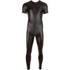 Front Zipper Leather Men's Zentai Catsuit Full Bodysuit N949