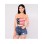 Women Fashion Comfort Strapless Crop Top