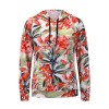 Coat Jacket Floral Print Long-Sleeved Pullover Casual Women Hoodies Fashionable LQ156
