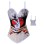 carton white straps sexy corset m1890