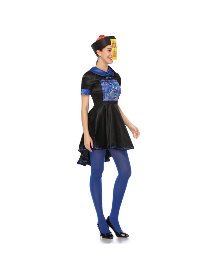 Qing Dynasty costume female zombie dress M40731