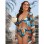 Long Sleeve Sexy Women Bikini Printed Mesh Casual Suit Swimwear 603