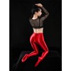Sexy Thin Transparent Oil Women Shine Leggings Dance Yoga Pants XX1851