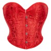Plus Size S-6XL Sexy Strapless Tube Tops Women Overbust Jacquard Bustiers Waist Corset