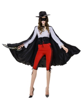 Woman Sexy Zorro Costume
