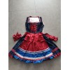 High Quality Traditional Bavarian Oktoberfest Beer Girl Costume m40664