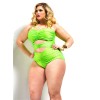 Sexy candy color one piece bikini M5403
