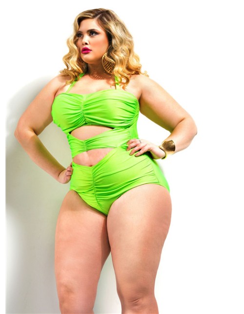 Sexy candy color one piece bikini M5403