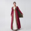 Halloween Costume Queen Role Play Cape Performance Court Drama Costume YM8721