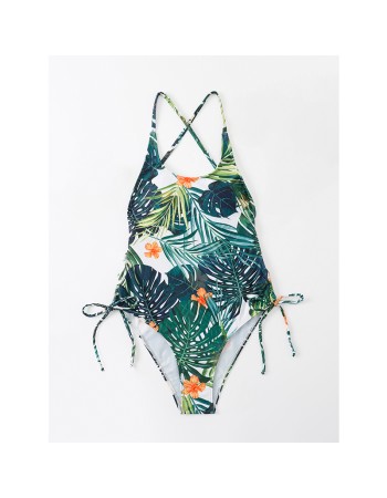 Summer Swimsuits Leaf Print Beach Women Sexy Bikini A2206
