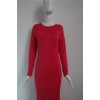 Red Top Style Long Maxi Dress M3994b