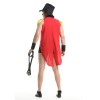 Circus Magic Costume Men Tuxedo Halloween Cosplay Animal Trainer Costume XY82223