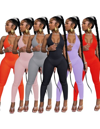 women tracksuit with corset jumpsuit and rompers M30150