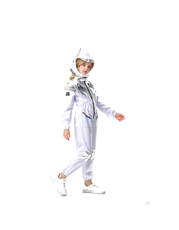 Astronaut Kindergarten Costume Halloween Cosplay Girl Role Playing Spacesuit YM5828