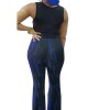 Sexy hot item  irregular print jumpsuit  m88047