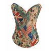 colorful pattern corsets m1265c