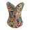 colorful pattern corsets m1265c