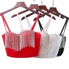 Tassel Drill Chain Shaping Short Style Backless Suspender Underwear 8045