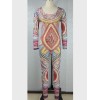 Sexy Colorful Women Pattern Jumpsuit M30137