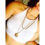 Euramerican White Sexy Small Vest M6107