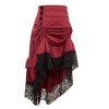 Asymmetric Vintage Victorian Skirts Plus Size M31706