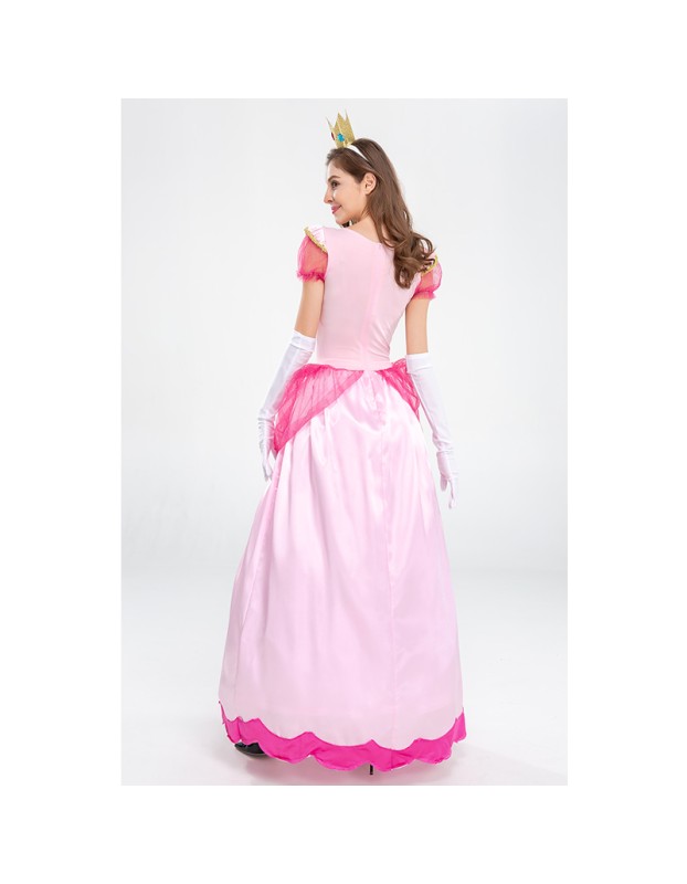 Mary Stage Palace Party Queen Dress Pink Peach Blossom Princess Dress YM2896