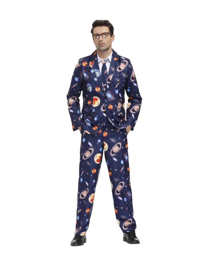 Men Vintage 4 Pieces Set Prom Party Suit M40704