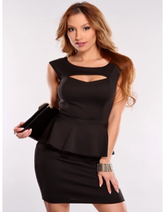 Peplum dress as m3770a