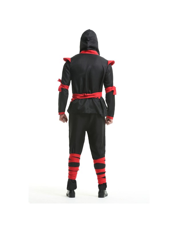 Halloween Masked Japanese Bushido Cosplay Ninja Warrior Anime Costume XY82233