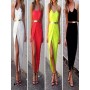 2014 New Arrival Sexy Four Colors Evening Party Maxi Long Dress M3843