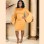 Flare Sleeve Ruffled Slim Party Package Hip Dress M18098