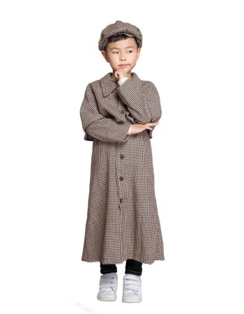Kids Detective Cosplay  Costumes Sherlock Holmes Cosplay M40742