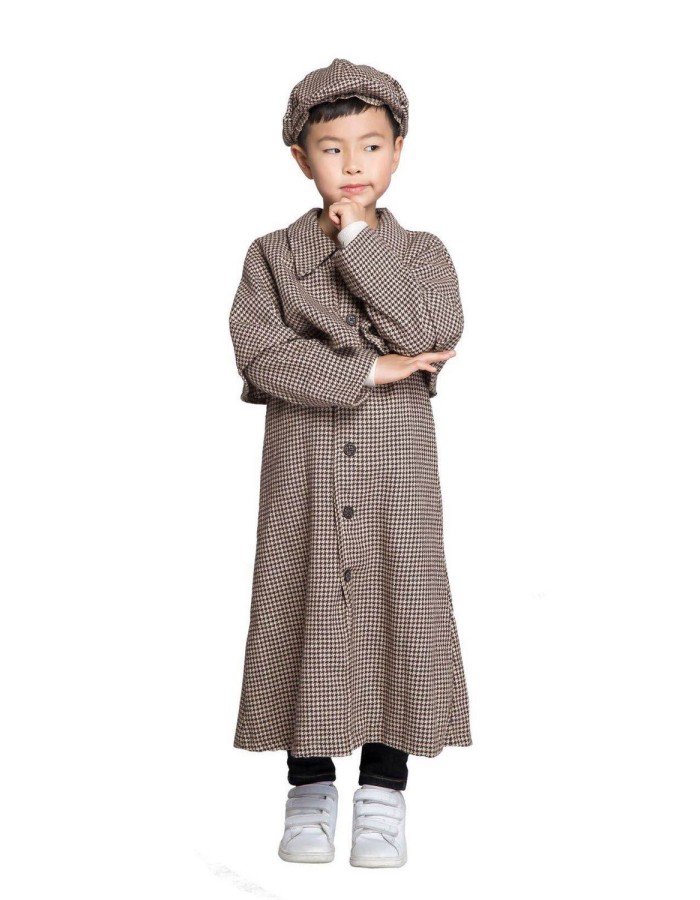 Kids Detective Cosplay  Costumes Sherlock Holmes Cosplay M40742