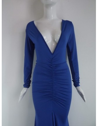 Sexy Long Sleeves Design Maxi Dress M3996