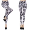 Fashion High Elasticity Women Skull Printed Leggings FG0108