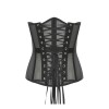Slim Fit Strap Adjusting Rubber Bone French With Gauze Breathable Corset WK2320
