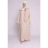 Stylish Patchwork Flared Sleeves Temperament Dress Long Women Dress 21668
