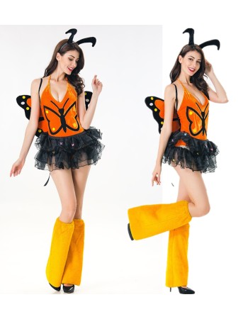 4Pcs Sexy Women's Butterfly Costume Adult