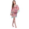 Fancy Woman Tassel Printed Sexy Dress Summer Beach Cover-Ups