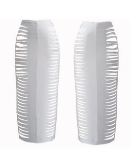 Sexy White Long Dress M3903