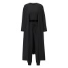 Knit Set Women Vest And Trousers Sports Three Piece Sets Slim Sportswear LQ161