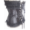 Sexy black ruffle bustier M1647