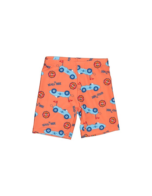 Cartoon Sports Car Boys Two-Piece Swimsuit Short Sleeve Suit Boys Swimsuit KF215