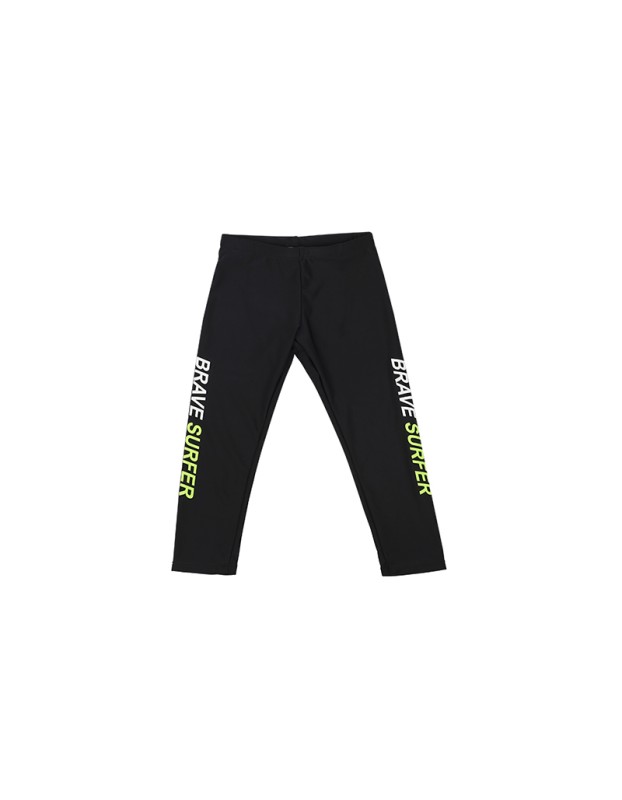 Boys' Swimsuit Black Swimsuit Long-Sleeved Children's Two-Piece Swimsuit KF208