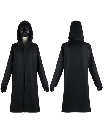 Korean Drama Squid Game Costume Cosplay Black Windbreaker Set M40771