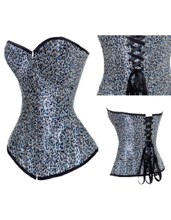 white leopard sexy corset m1860