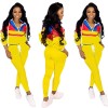 Autumn Winter Long sleeve Casual Two Piece Sets M8457